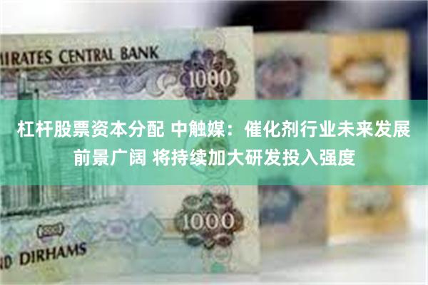 杠杆股票资本分配 中触媒：催化剂行业未来发展前景广阔 将持续加大研发投入强度